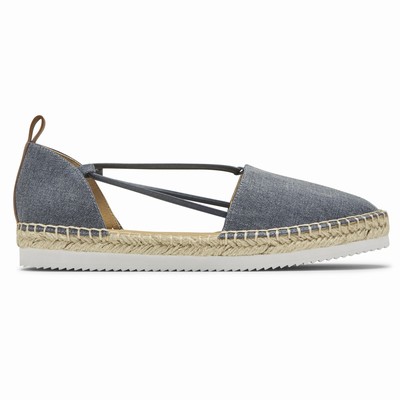 Flats Rockport Seaview Bungee Mulher Azuis PT-91762